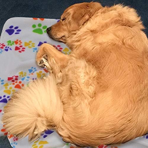 Comsmart Dog Blankets, 6 Pack Fleece Pet Blankets, 39x35 inches, White - Image 7