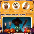 Huhumy 100 Pcs Halloween Dog Bandanas Bulk Pet Scarf Bibs Neckerchief Decor - Image 5