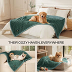 Luciphia Waterproof Dog Blanket, Reversible Sherpa Fleece for Couch Cover - Image 3