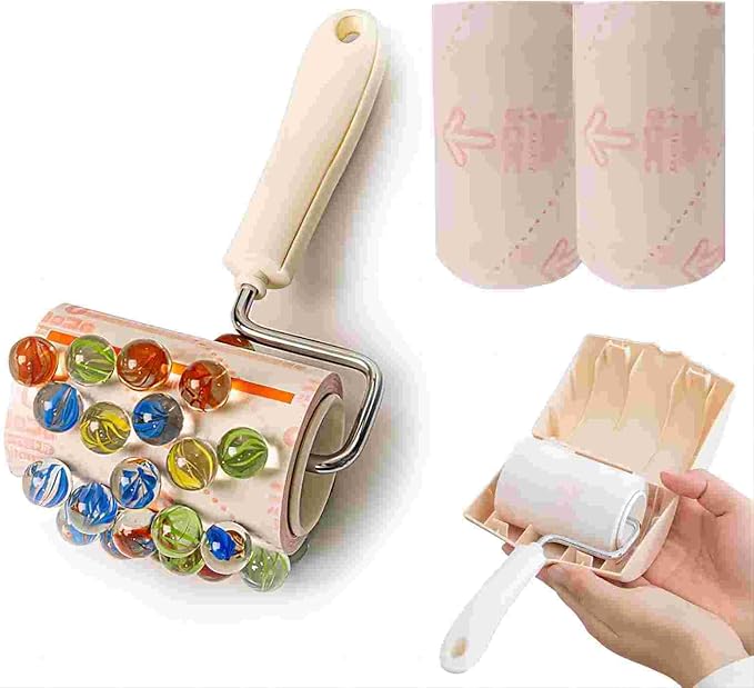 Lint Roller for Pet Hair Extra Sticky Portable Lint Rollers 210 Sheets Value Set 3 Rollers with 1 Handle 1 Cover Strong Adhesive Lint Remover for Clothes Furniture Carpet Dog & Cat Hair