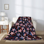 American Patriotics Blanket Skirt Stars and Stripes 4th of July Memorial DayChristmas throw blanket travel blanket Warm Flannel Fleece Blankets Cozy Soft Blanket Gifts for Women Men Girls Boys 50"x40" - Image 6