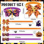 Huhumy 50 Pcs Halloween Dog Bow Ties Collars Bulk for Small Medium Pet Cat - Image 2