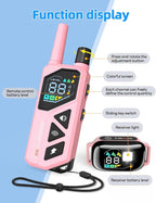 3300ft Dog Shock Collar with Remote Control, IPX7 - Pink | 4 Training Modes, Security Lock, Extremely Long Battery Life, Waterproof, Rechargeable E-Collar for Small Medium Large Dogs