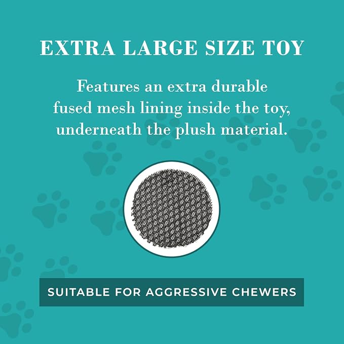 Haute Diggity Dog Chewy Vuiton Bone Plush Squeaky Dog Toy, Soft Durable Designer-Inspired Stuffed Puppy Chew Toys for Small, Medium & Large Dogs, Machine-Washable (Pink Ombre) XL