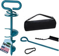 Eurmax USA Heavy Duty Dog Tie Out Stake, No-Tangle In Ground Anchor Runner for Large Dogs up to 210 Lbs - Perfect for Yard, Beach and Camping(Navy Blue)