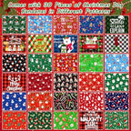 30 Pcs Christmas Dog Bandanas Bulk Adjustable Xmas Dog Scarves Bibs Winter Puppy Bandanas Pet Neckerchief Washable Holiday Bandana for Small Medium Large Dog Cat Pet Grooming Accessories - Image 4