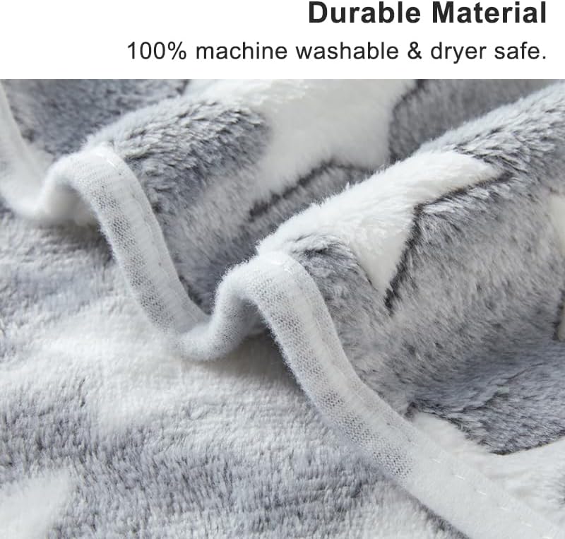 1 Pack 3 Blankets for Dog Puppy Cat (Large 41x31'', Brown, Pink, White) - Image 5
