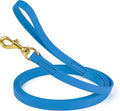 Viper Biothane K9 Working Dog Leash Waterproof Lead for Tracking Training Schutzhund Odor-Proof Long Line with Solid Brass Snap for Puppy Medium and Large Dogs, 33ft Cerulean Blue