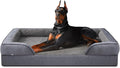 INVENHO XXL Plus Orthopedic Dog Beds Large Sized, XL Washable Dog Sofa with Egg-Crate Foam, Waterproof Lining and Non-Skid Bottom