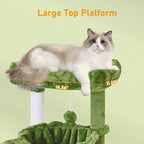 Cat Tree Tower Condo Pet Activity Center Sisal Scratching Post Furniture | KIYUMI Multi-Level Cat Tree Furniture for Indoor with double Hammocks Perch and Kitten Ball Toys