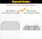 Gtongoko Dog Car Barrier for SUV, Heavy Duty Steel Wire Mesh Pet Divider for Vehicles Adjustable Universal Fit Dog Travel Barrier for Cars Trucks & SUVs, Cargo Area Safety Gate with Elastic Ropes