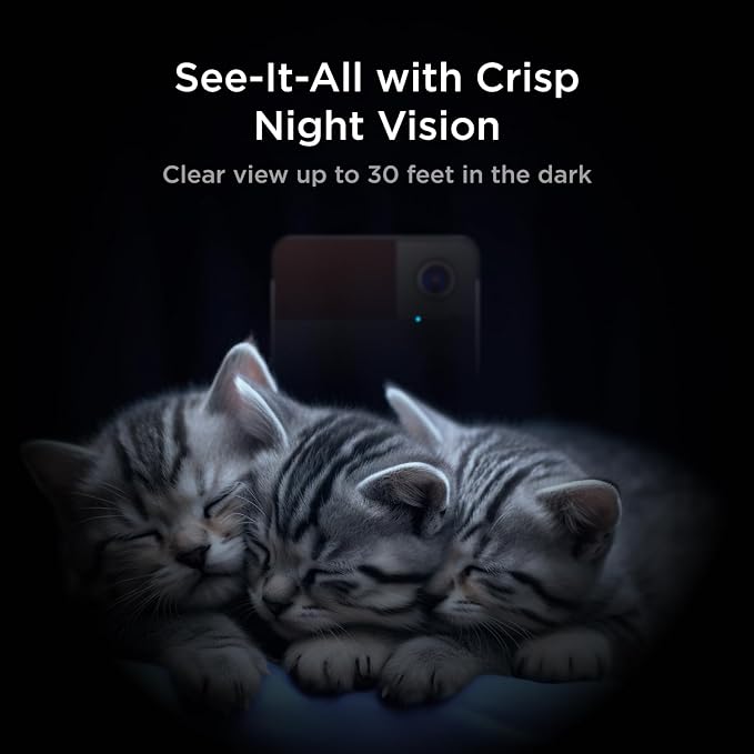 Petcube Play 2 - Wi-Fi Pet Camera with Laser Toy for Cats & Dogs | Built-in laser toy, 1080p HD video, 160° full-room view, 2-way audio, sound/motion alerts & night vision, app