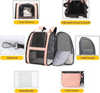 Texsens Innovative Traveler Bubble Backpack Pet Carriers for Cats and Dogs