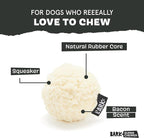 BarkBox Potato Super Chewer - Toy for Small Dogs | Durable Dog Toy for Aggressive Chewers - Bacon Scented Chew