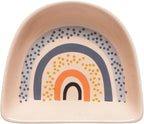 Jubilee Stoneware Pinch Bowls, Rainbows