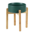 Havniva Dog Bowls Elevated, Ceramic Dog Food and Water Bowl | 8.3” Raised Dog Food Bowl, Elevated Dog Bowls with Bamboo Stand, Non-Slip Dog Water Bowl for Large Dog, Large Capacity