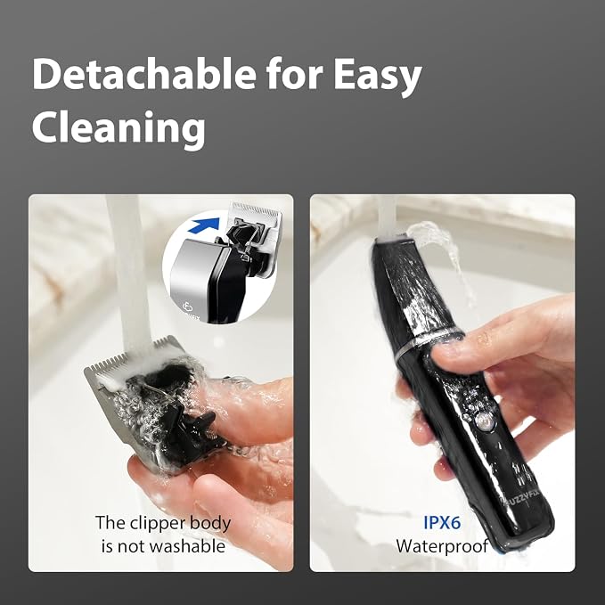 Dog Grooming Kit Dog Clippers for Grooming for Thick Curly Coats | Professional Pet Hair Shaver Paw Trimmer Cordless Rechargeable Low Noise for Dogs Cats Animals Face Ear