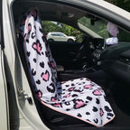 Car Seat Cover Protector Front Seats,for Gym Workout,Running,Swimming,Beach and Hiking,Waterproof Sweat Towel Bucket Seat Covers for Cars SUV Trucks (Leopard Print, 1Pcs)