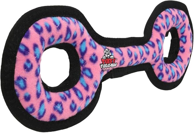 TUFFY uffy® : 2 Pack TugOWar Dog Toy: Ultra Durable Plush Toy with Multiple Layers & Reinforced Seams, Washable and Floats, Original Construction