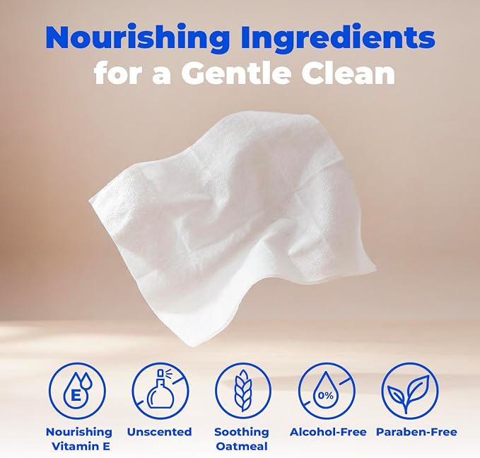 Best Pet Supplies Cleaning Dog Wipes - Soothing Oatmeal, 400 Count | Unscented, Large 8x9" Pet Wipes, Vitamin E, Puppy & Cat Safe, Gentle Grooming, Resealable Pouch Prevents Drying