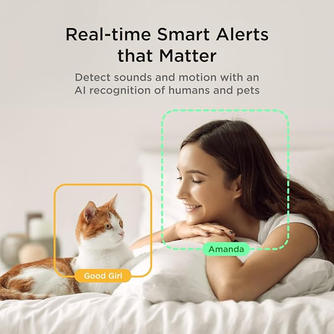 Petcube Play 2 - Wi-Fi Pet Camera with Laser Toy for Cats & Dogs | Built-in laser toy, 1080p HD video, 160° full-room view, 2-way audio, sound/motion alerts & night vision, app