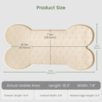PWTAA Dog Food Mat Anti-Slip Silicone Dog Bowl Mat Thicker Pet Placemat Waterproof Cat Feeder Pad with Raised Edge Puppy Kitten Feeding Mats Suitable Small Medium-Sized Dogs Cats Eating Tray