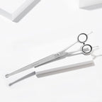 Tweezerman 9" Pet Grooming Shears-Safety Round Tips for Medium/Large Dogs