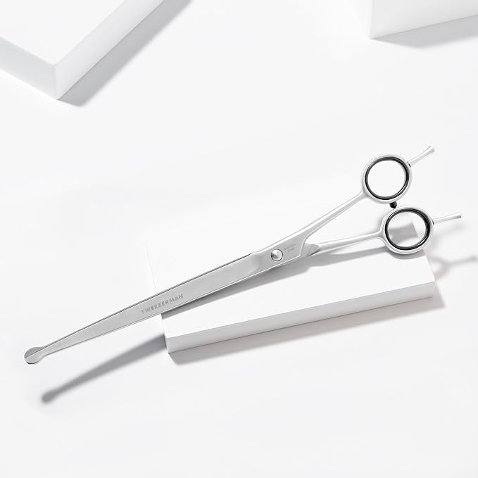 Tweezerman 9" Pet Grooming Shears-Safety Round Tips for Medium/Large Dogs