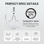 Necoichi Purrcision Stainless Steel Cat Nail Clipper, Made in Japan (White)