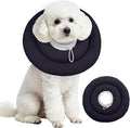 IDOMIK Dog Recovery Collar, Waterproof Soft Dog Cone After Surgery | Comfy Protective Elizabethan Collar Alternative for Dogs Cats, Adjustable Pet Neck Donut Cone Anti-Licking Wounds,Grey,M