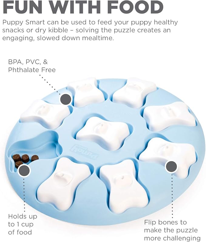 Outward Hound Nina Ottosson Puppy Tornado Dog Puzzle Interactive Treat Puzzle Dog Enrichment Dog Toy for Puppies, Level 2 Intermediate, Pink