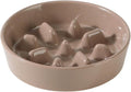 Havniva Slow Feeder Dog Bowls, Ceramic Dog Bowl Slow Feeder for Fast Eater | 1.2 Cups Puzzle Dog Food Bowl, Slow Feeding Bowls for Small & Medium Breed, Non-Slip Rubber Base, Anti-Choking