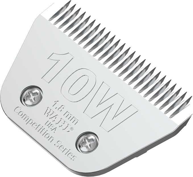 Wahl Professional Animal Competition Blade, 2377-100, 10 W | Extra Wide, Detachable Blade with 1/16 in Cut Length
