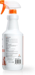 Pet Odor Eliminator for Home and Strong Smells, Plant Based Formula Dog & Cat Urine Odor Eliminator Spray, Pet Stain and Odor Remover for Carpet - 32 OZ Odorless