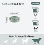 Havniva Slow Feeder Dog Bowls, Ceramic Dog Bowl Slow Feeder for Fast Eater | 3.2 Cups Puzzle Dog Food Bowl, Slow Feeding Bowls for Large Dogs, Non-Slip Rubber Base, Anti-Choking
