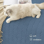 Tcksstex Waterproof and Anti-Slip Dog Bed Cover and Pet Blanket Sofa Pet Bed Mat ，car Incontinence Mattress Protectors Furniture Couch Cover for Most Cats Dogs, Pets