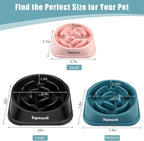 2 Pack Slow Feeder Dog Bowls for Large Dogs | Non-Slip Base, Anti-Choking Design, Reduces Bloating & Overeating, Easy to Clean, 4 Cups