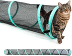 Kitty City Catio Outdoor 10' Cat Tunnel – 10‑Foot Cat‑Sized Play Tunnel, 11” Diameter, Modular Catio Connector for Cats & Small Pets