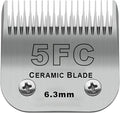 5FC Grooming Ceramic Pet Clipper Blades Compatible with Andis & Oster A5 | Cut Length 1/4”(6.3mm),Compatible with Wahl KM10 Series Clippers