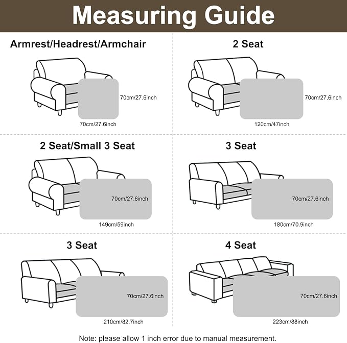 Smiry Couch Cover for Dogs, Non Slip Fuzzy Pet Sofa Covers Washable | Sofa Slipcovers for 3 Cushion Couch, Soft Thick Furniture Protector for Cats Dogs, Against Fur, Dirt, Scratch (27.6"x70.9")