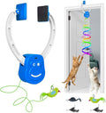Door Frame Cat Toy for Indoor Cats, Automatic Hanging Toy | Interactive cat toys for indoor cats with 2 play modes: automatic bouncing and rotating; hangs from door frames.