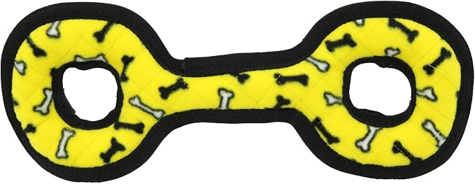 TUFFY® : 2 Pack TugOWar Dog Toy: Ultra Durable Plush Toy with Multiple Layers & Reinforced Seams, Washable and Floats, Original Construction