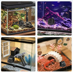 eLinkSmart 2K Aquarium Security Camera Anti-Glare & Anti-Reflection for Glass Tank/Window/Door, Fish & Reptiles, with Night Vision, Motion Detection, 2-Way Audio, 24/7 Local Storage 140° Wide-Angle
