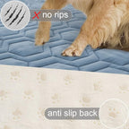 Tcksstex Waterproof and Anti-Slip Dog Bed Cover and Pet Blanket Sofa Pet Bed Mat ，car Incontinence Mattress Protectors Furniture Couch Cover for Most Cats Dogs, Pets （82x82- Stoneblue）