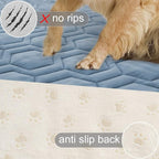 Tcksstex Waterproof and Anti-Slip Dog Bed Cover and Pet Blanket Sofa Pet Bed Mat ，car Incontinence Mattress Protectors Furniture Couch Cover for Most Cats Dogs, Pets（30x70-Stoneblue）
