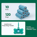 Gardner Pet Dog Poop Bags Rolls, 120Count Poop Bags for Dogs Extra Thick