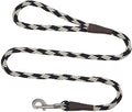 Mendota Pet Snap Leash - British-Style Braided Dog Lead, Made in The USA - Sandstone, 1/2 in x 6 ft - for Large Breeds