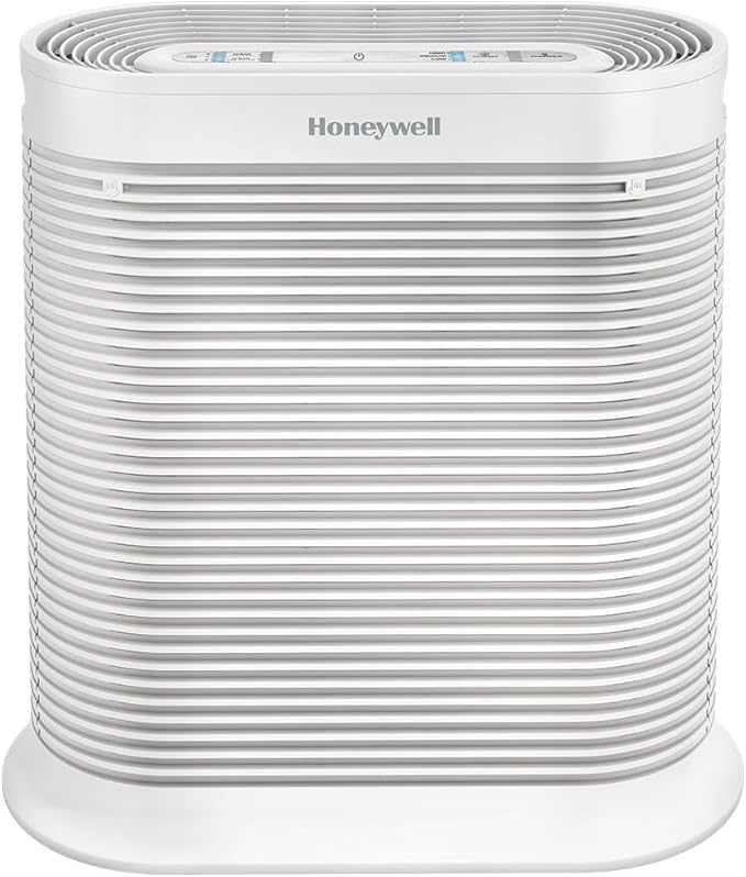 Honeywell AllergenPlus HEPA Air Purifier for Home, 2250 Ft² Rooms in 1 hour, Reduces Allergens, Dust, Pollen, Smoke, Pet Dander, Odors, White, HPA304