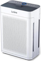 Air Purifiers for Home Bedroom Large Room up to 3000sq.ft in 30 Mins | LUNINO HEPA Double-Sided Air Cleaner with Washable Filter, PM2.5 Air Quality Display for Pets Dander, Smoke, Dust & Pollen
