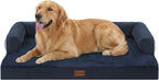 Orthopedic Dog Bed for Extra Large Dogs, 41x27in, Navy Blue | Orthopedic Foam Relieves Joint Pressure, Bolsters Supports Head And Neck, Washable Cover, Non-Slip Bottom
